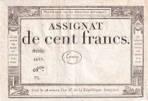 France 100 Francs - 18 Nivose An III - (07.01.1795) - Sign. Emery - Série 1611 - L.173