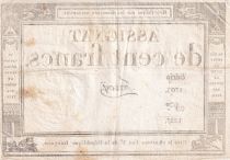 France 100 Francs - 18 Nivose An III - (07.01.1795) - Sign. Farcy - Série 1703 - L.173