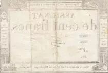 France 100 Francs - 18 Nivose An III - (07.01.1795) - Sign. Feze - Serial 1692