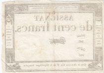 France 100 Francs - 18 Nivose An III - (07.01.1795) - Sign. Gautry - P.A.78 - Serial 946