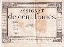 France 100 Francs - 18 Nivose An III - (07.01.1795) - Sign. Gautry - Serial 5255 - P.78