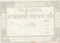France 100 Francs - 18 Nivose An III - (07.01.1795) - Sign. Gibier - P.A.78 - Serial 640