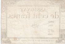 France 100 Francs - 18 Nivose An III - (07.01.1795) - Sign. Godet - P.A.78 - Serial 1692