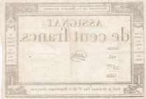 France 100 Francs - 18 Nivose An III - (07.01.1795) - Sign. Godet - P.A.78 - Serial 443