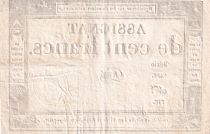 France 100 Francs - 18 Nivose An III - (07.01.1795) - Sign. Godet - Serial 1478 - P.78