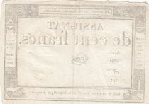 France 100 Francs - 18 Nivose An III - (07.01.1795) - Sign. Godet - Serial 1884