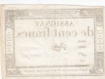 France 100 Francs - 18 Nivose An III - (07.01.1795) - Sign. Goussu - Serial 3420