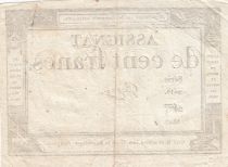 France 100 Francs - 18 Nivose An III - (07.01.1795) - Sign. Goussu - Serial 4519