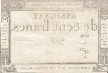 France 100 Francs - 18 Nivose An III - (07.01.1795) - Sign. Gros - Serial 84