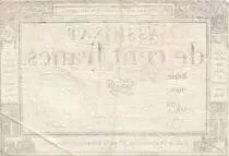France 100 Francs - 18 Nivose An III - (07.01.1795) - Sign. Gros - S&eacute;rie 1908