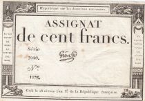 France 100 Francs - 18 Nivose An III - (07.01.1795) - Sign. Gros - Série 3920