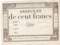 France 100 Francs - 18 Nivose An III - (07.01.1795) - Sign. Guyot - Serial 4519