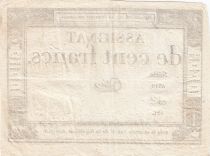 France 100 Francs - 18 Nivose An III - (07.01.1795) - Sign. Guyot - Serial 4519