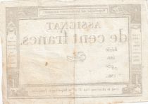 France 100 Francs - 18 Nivose An III - (07.01.1795) - Sign. Guyot - Série 588