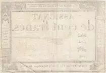 France 100 Francs - 18 Nivose An III - (07.01.1795) - Sign. Henry - Serial 5502