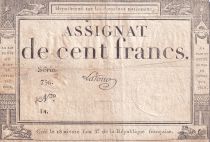 France 100 Francs - 18 Nivose An III - (07.01.1795) - Sign. Latour - Serial 756 - P.78