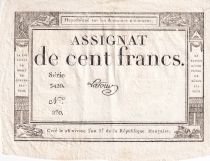 France 100 Francs - 18 Nivose An III - (07.01.1795) - Sign. Latour - Série 3420 - L.173