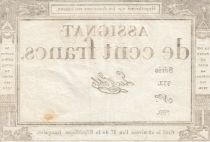 France 100 Francs - 18 Nivose An III - (07.01.1795) - Sign. Le Noble - Série 532