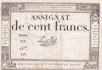 France 100 Francs - 18 Nivose An III - (07.01.1795) - Sign. Lenoble - Serial 532 - P.78