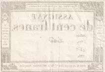 France 100 Francs - 18 Nivose An III - (07.01.1795) - Sign. Lenoir - Serial 722