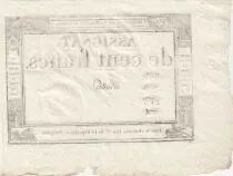 France 100 Francs - 18 Nivose An III - (07.01.1795) - Sign. Lenoir - S&eacute;rie 5519