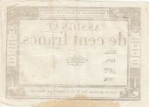 France 100 Francs - 18 Nivose An III - (07.01.1795) - Sign. Malter - Série 1573