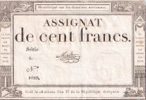 France 100 Francs - 18 Nivose An III - (07.01.1795) - Sign. Malter- Serial 6 - P.78