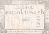 France 100 Francs - 18 Nivose An III - (07.01.1795) - Sign. Massé - Serial 1479 - P.78