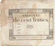 France 100 Francs - 18 Nivose An III - (07.01.1795) - Sign. Masse - Serial 859