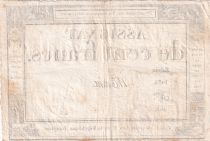 France 100 Francs - 18 Nivose An III - (07.01.1795) - Sign. Morin - Serial 1478-861 - P.78