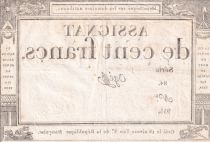 France 100 Francs - 18 Nivose An III - (07.01.1795) - Sign. Ogé  - Serial 84 - P.78