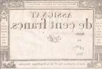 France 100 Francs - 18 Nivose An III - (07.01.1795) - Sign. Og&eacute;  - Serial 84 - P.78