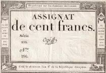 France 100 Francs - 18 Nivose An III - (07.01.1795) - Sign. Og&eacute;  - Serial 859 - P.78