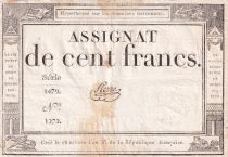 France 100 Francs - 18 Nivose An III - (07.01.1795) - Sign. Pierre - Série 1479 - L.173