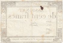 France 100 Francs - 18 Nivose An III - (07.01.1795) - Sign. Saxy - Serial 1071