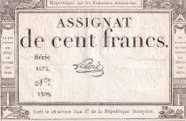 France 100 Francs - 18 Nivose An III - (07.01.1795) - Sign. Saxy - Serial 1573 - P.78