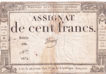 France 100 Francs - 18 Nivose An III - (07.01.1795) - Sign. Vienoz  - Serial 406 - P.78
