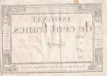 France 100 Francs - 18 Nivose An III - (07.01.1795) - Sign. Vorgier - P.78