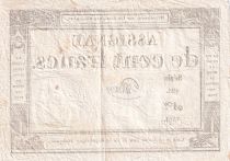 France 100 Francs - 18 Nivose An III - (07.01.1795) - Sign. Warin - L.173