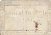 France 100 francs - 18 Nivose An III - 1794 - Sign. Dehogues - Serial 1746