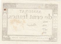 France 100 francs - 18 Nivose An III - 1794 - Sign. Dubra - Série 5519
