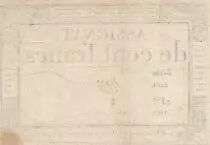 France 100 francs - 18 Nivose An III - 1794 - Sign. Haze - Serial 5484