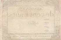 France 100 francs - 18 Nivose An III - 1794 - Sign. Mane - Serial 3748