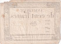 France 100 Francs - 18 Nivose An III - 7.1.1795 -  TB - Sign. Bajot