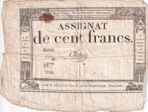 France 100 Francs - 18 Nivose An III - 7.1.1795 -  TB - Sign. Chibout