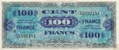 France 100 Francs - 1945 - S�rie 8