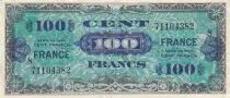 France 100 Francs - Allied Military Currency - 1944 - Serial 8 - Num um 71104382