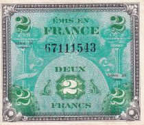 France 100 Francs - Allied Military Currency - 1944 - Without Serial - XF to AU - P.114