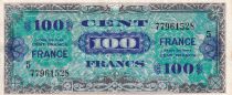 France 100 Francs - Allied Military Currency - 1945 - Serial 5 - VF - P.123c