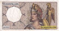 France 100 Francs - Athena (type 10202 taille 500F Pascal) - 1978 - VF+